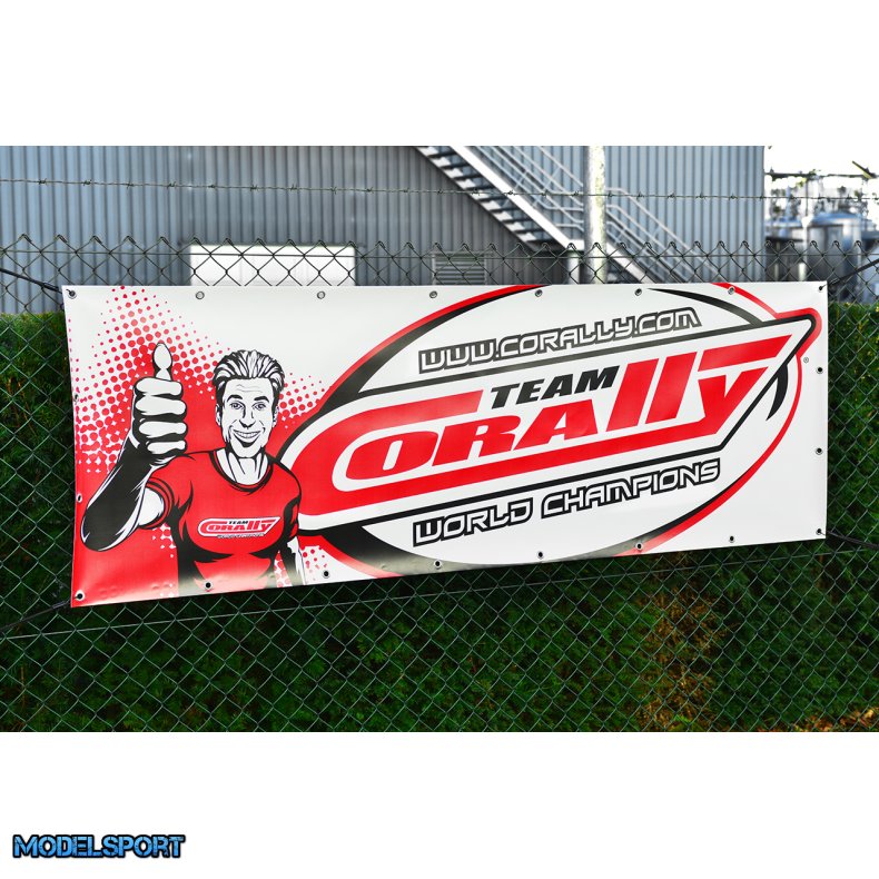 Team Corally - Track Banner - 215x73cm - 1 Pc