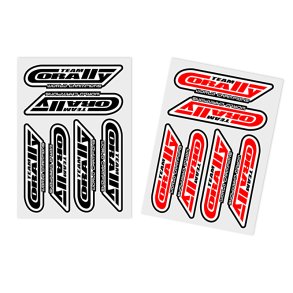 Team Corally - Sponsor Stickersheet CORALLY - Precut - 100x75mm