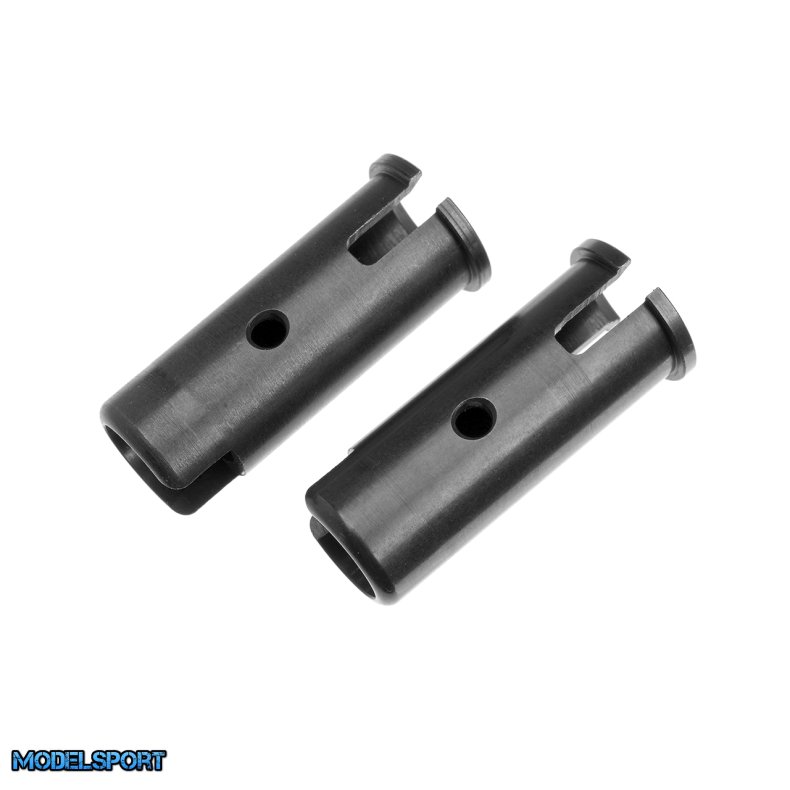 Team Corally - Front Wheel Axle - Chrome Steel - 2 pcs