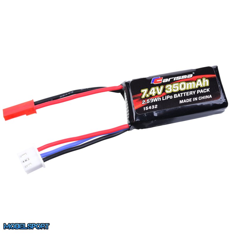 Carisma RC - GT24B LIPO BATTERY 2S 7.4V 350MAH
