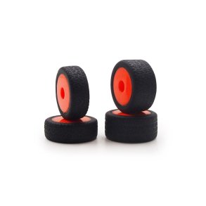 Carisma RC - GT24B ORANGE WHEELS/TIRES MOUNTED