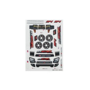 Carisma RC - GT24R CAR BODY DECAL SHEET