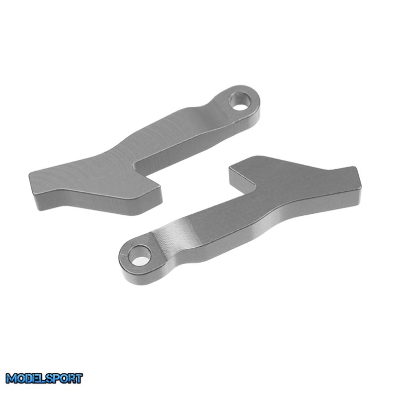 Team Corally - Aluminum Lever - Rear - Silver - 2 Pcs