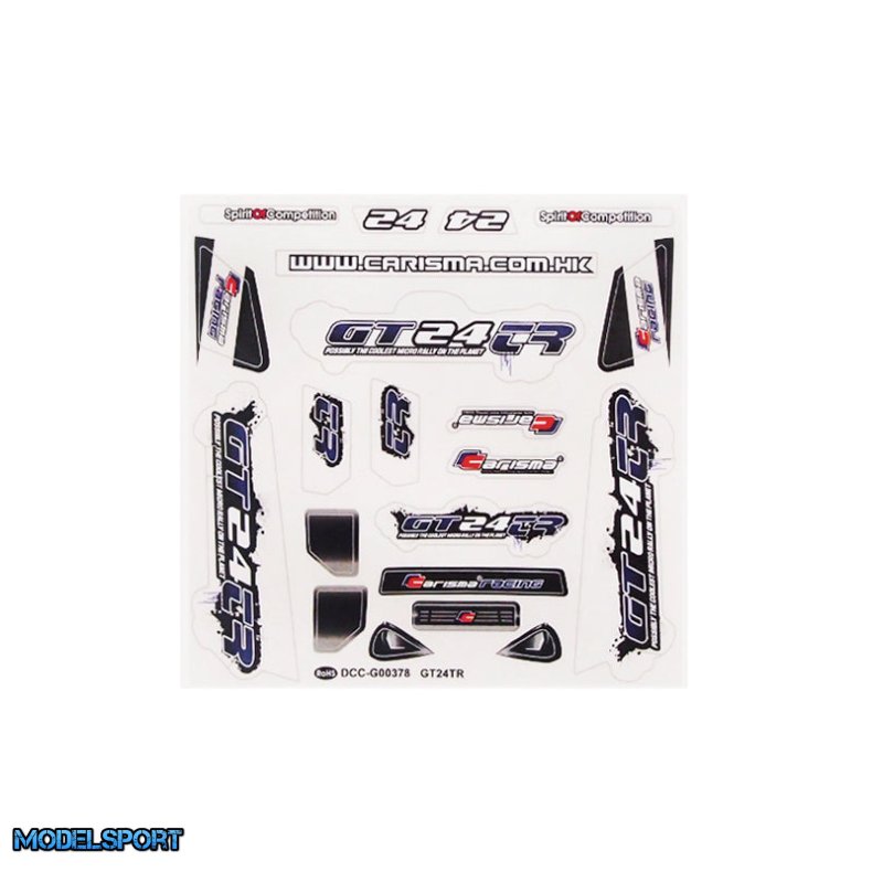 Carisma RC - GT24TR DECAL SHEET