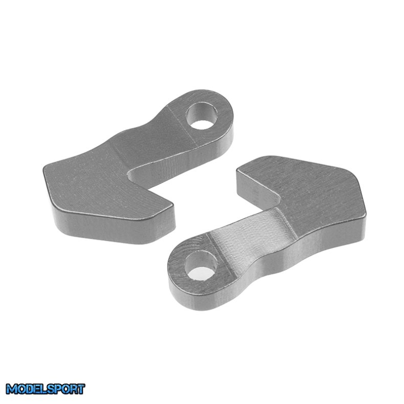 Team Corally - Aluminum Lever - Front - Silver - 2 Pcs