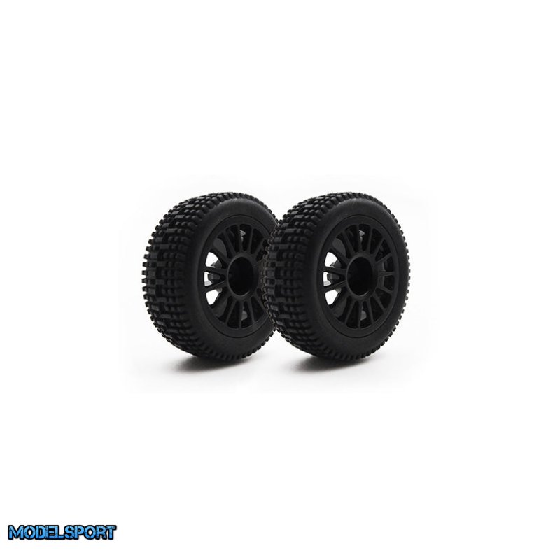 Carisma RC - GT24i20 Rear Wheel and Tire Set 2pcs