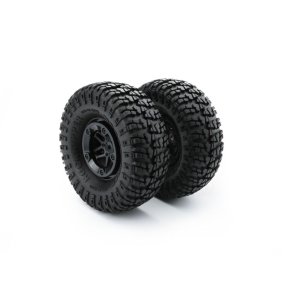 Carisma RC - SCA-1E Beadlock Wheel - Tire Set 2pcs