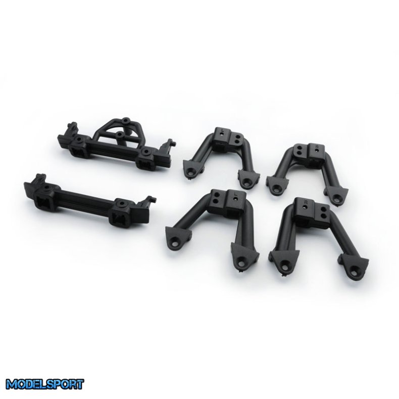 Carisma RC - SCA-1E F-R Bumper Holder + Shock Hoop Set