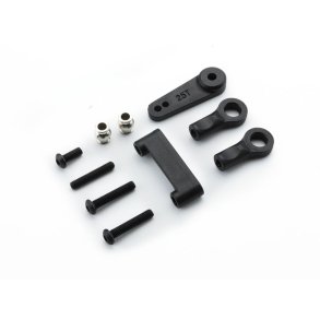 Carisma RC - SCA-1E Servo Horn 25T, Steering Link Set & Center Gearbox Mount