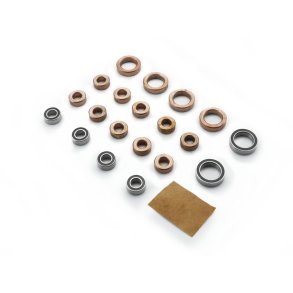 Carisma RC - SCA-1E Bearing - Bushing Set (14pcs 5x10x4, 6pcs 10x15x4)