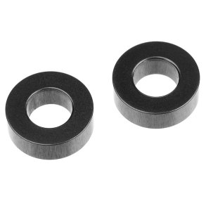 Team Corally - Aluminum Spacer Belt Tensioner - Front - Black - 2 Pcs