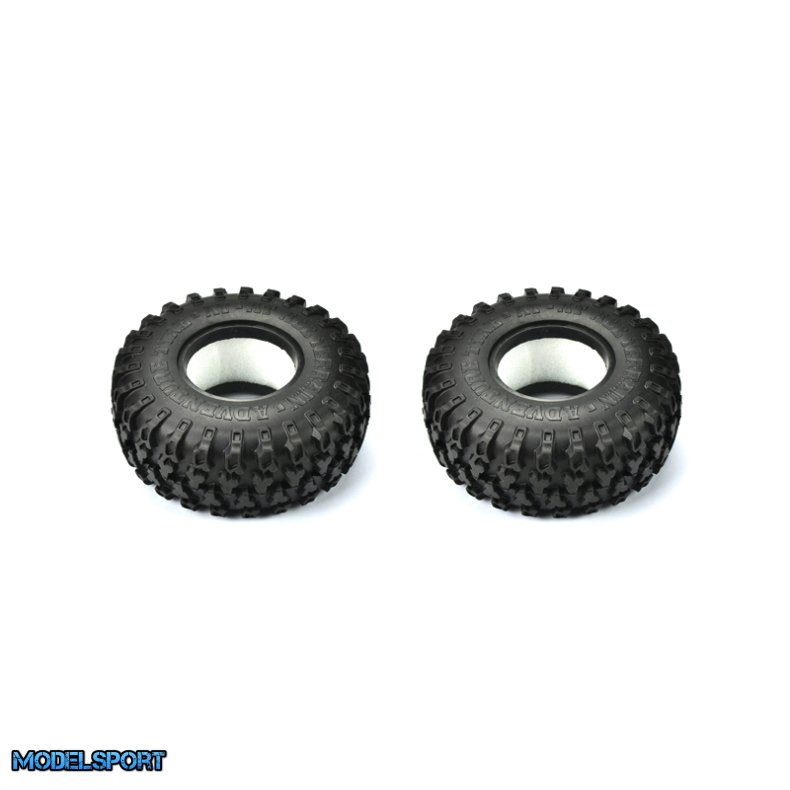 Carisma RC - SCA-1E 105mm AT-All Terrain Adventure Tire Set 2pcs