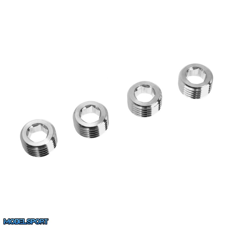 Team Corally - Aluminum Adjusting Nut - M10x1 - 4 pcs