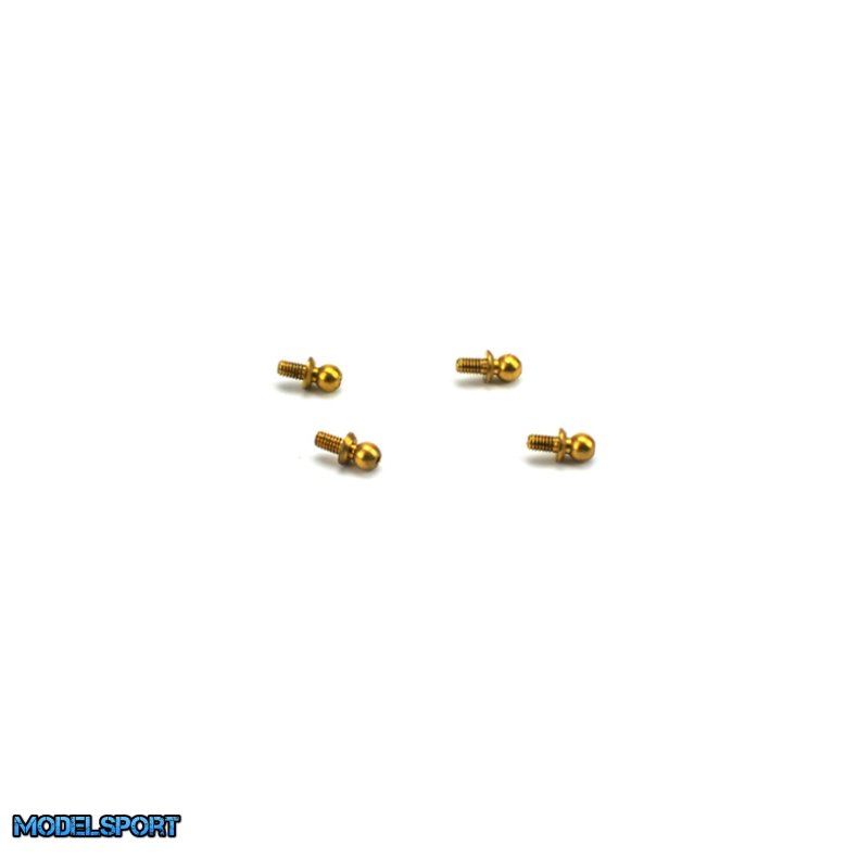 Carisma - MSA-1E 3.9 X3.95mm BALL STUDS SET (4)