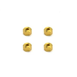 Carisma RC - SCA-1E Brass Weight Wheel Hex Set 4pcs