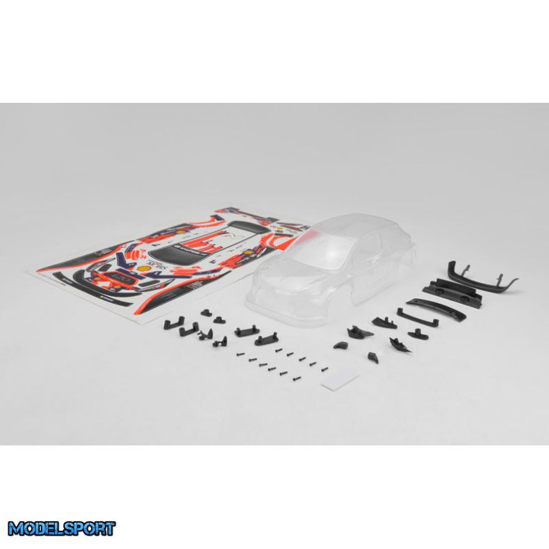 Carisma RC - GT24 Hyundai i20 WRC Clear Body Set WB 121mm