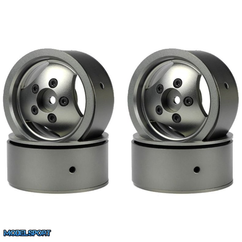 Carisma RC - SCA-1E 1.9 CNC Alum Beadlock Wheels for Range Rover Classic (4 Pcs)