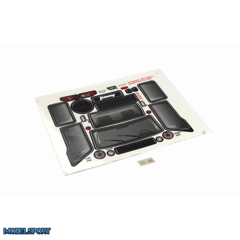 Carisma RC - MSA-1E Suzuki Jimny JB74 Decal Sheet Set