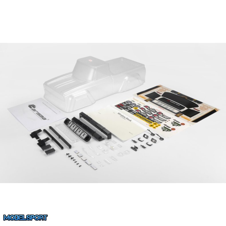 Carisma RC - SCA-1E Coyote Clear Body Set WB 285 mm