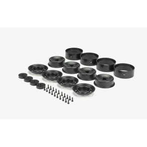 Carisma RC - SCA-1E 1.9 Black Beadlock Wheel Set 4pcs