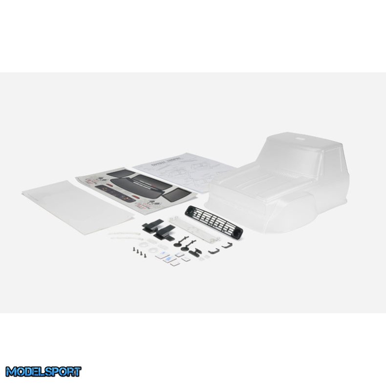 Carisma RC - SCA-1E Coyote Trophy (Half Cab) Clear Body Set WB 285 &amp; 313 mm