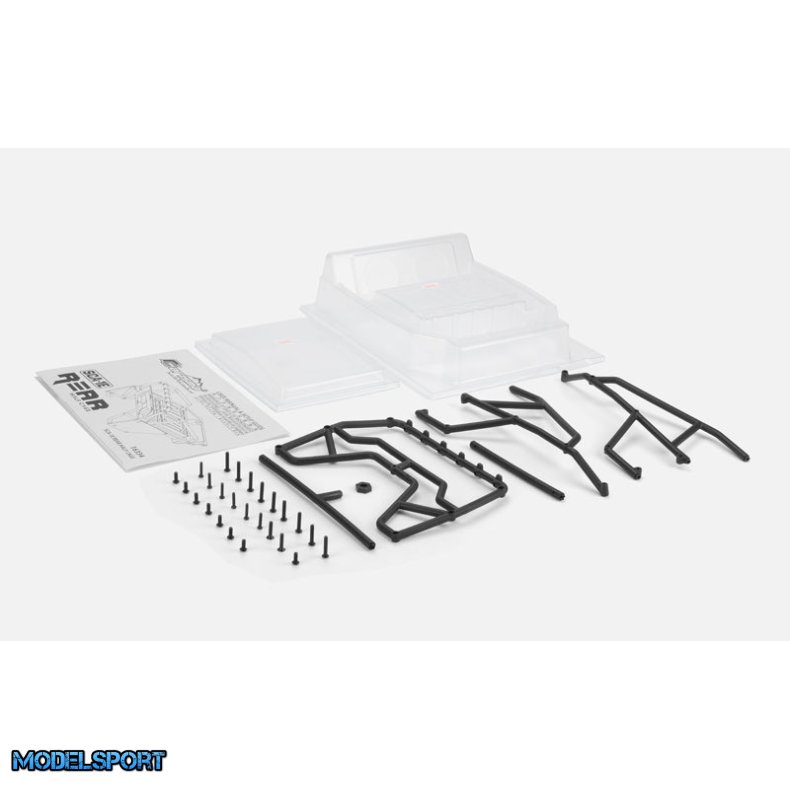 Carisma RC - SCA-1E Rear Half Bed Cage Set WB 285mm &amp; 313mm