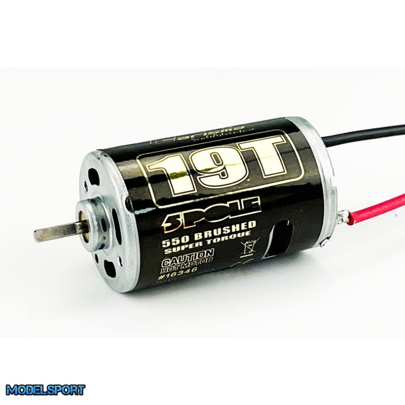 Carisma RC - SCA-1E 19T 5 POLE 550 BRUSHED MOTOR