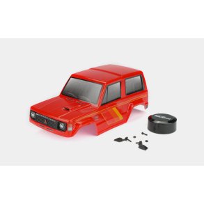Carisma RC - MSA-1E 2.0 Mitsubishi Pajero XL-W Painted Body Set Red