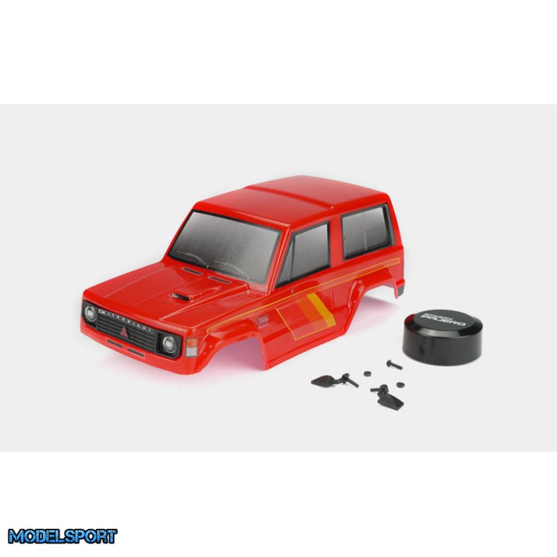 Carisma RC - MSA-1E 2.0 Mitsubishi Pajero XL-W Painted Body Set Red
