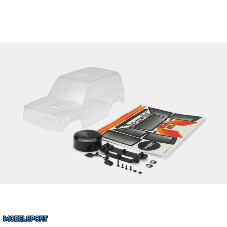 Carisma RC - MSA-1E 2.0 Mit. Pajero Clear Body Set