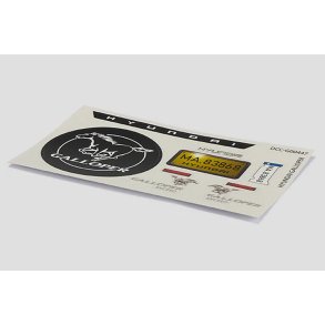 Carisma RC - Custom Sticker Set For Mk1 Front