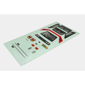 Carisma RC - MSA-1E 2.0 Subaru Brat Decal Sheet Set