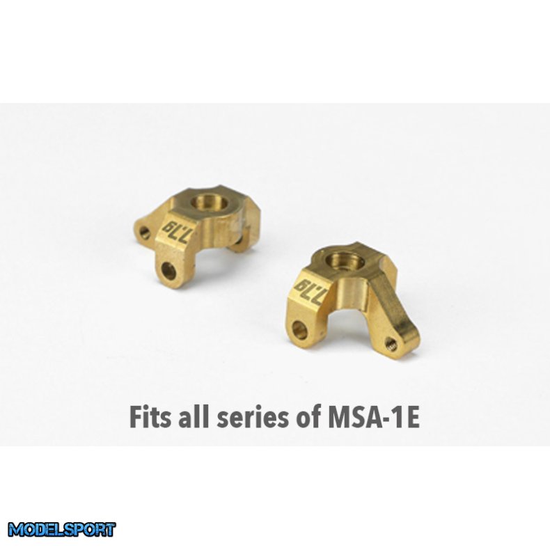 Carisma RC - MSA-1E Brass Steering Knuckles 7.7g (1 Pair)
