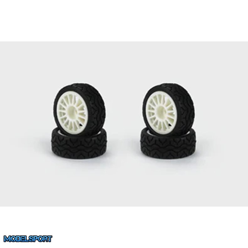 Carisma RC - GT24 - Mitsubishi Lancer Evo IV WRC - Wheel - Tire - Set 4Pcs