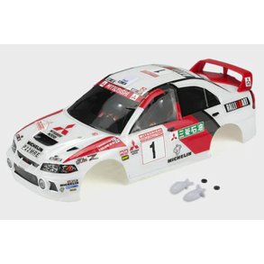 Carisma RC - GT24 - Mitsubishi Lancer Evo IV WRC - Painted Body - Set WB 121Mm
