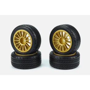 Carisma RC - M48S - Tarmac Spec Tires - Mounted - Set 4 Pcs