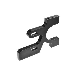 Team Corally - Motor Bulkhead - Rear Right - 7075 Aluminium -Black - 1 Pc