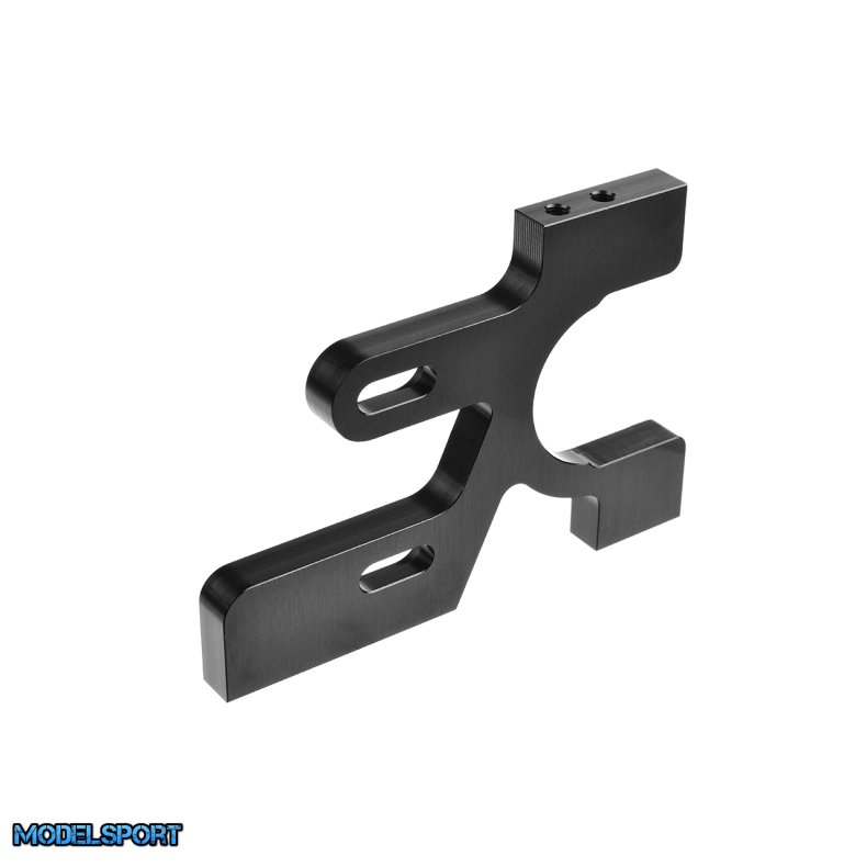 Team Corally - Motor Bulkhead - Rear Right - 7075 Aluminium -Black - 1 Pc