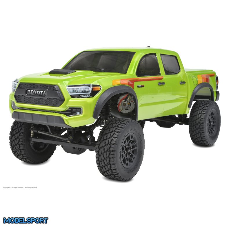 Carisma Adventure - SCA-1E Toyota Tacoma TRD 2.1PRO - Rolling Chassis Kit - 1/10 Scale - WB 313 mm - (Electric Lime)