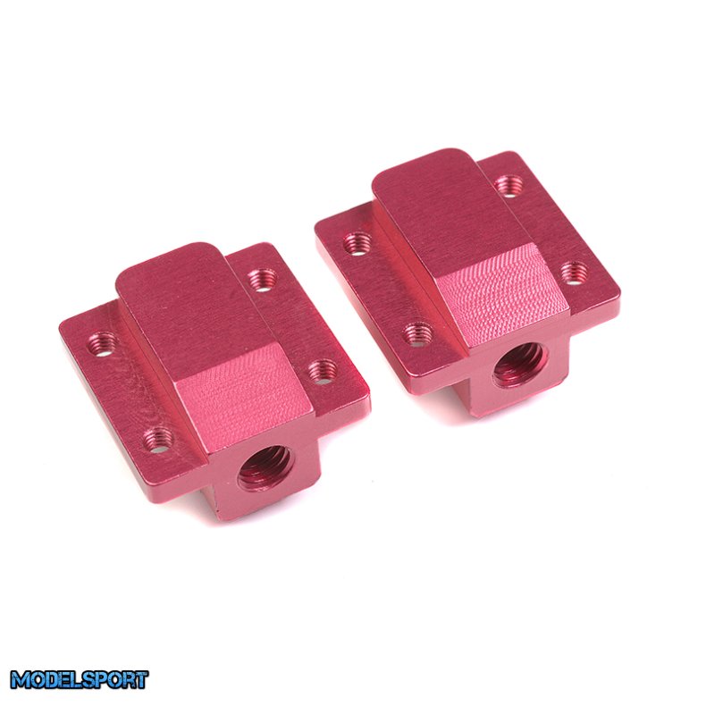 Team Corally - Aluminum Pivot Ball Mounting Block - B - 2 Pcs
