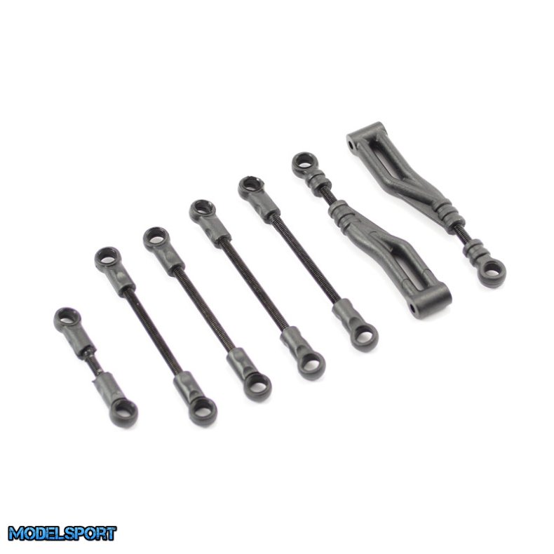 Ishima - Front Upper Linkage Set +Steering Linkage Set + Rear Upper Linkage Set + Servo Linkage Set