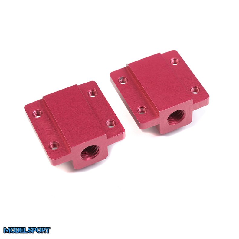 Team Corally - Aluminum Pivot Ball Mounting Block - A - 2 Pcs