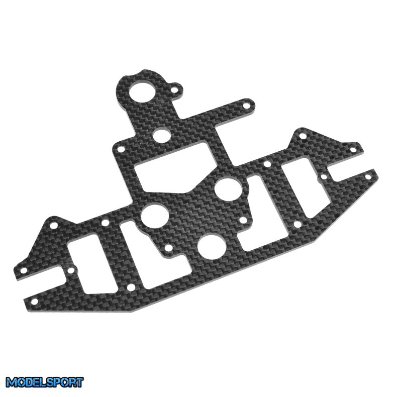 Team Corally - Suspension Plate SSX-823 - Front Lower - 3K Carbon - 1 Pc