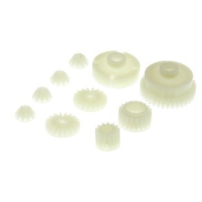 Ishima - Diff.Main Gear + Idler Gear + Diff. Pinion Gear + Diff. Large Bevel Gears + Diff. Small Bevel Gears + Diff. Inner Mount