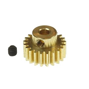 Ishima - Motor Pinon (21T) M0.6 + Set Screw 3*3mm - Shaft Dia. 3.17mm