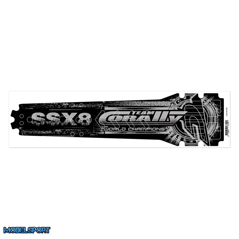 Team Corally - Chassis skin SSX8