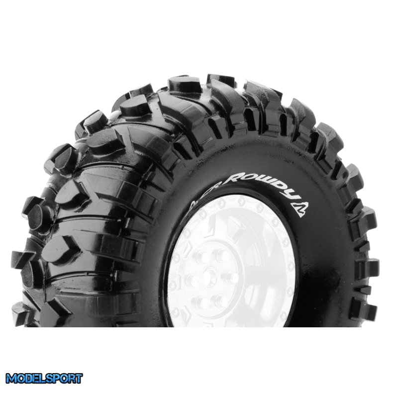 Louise RC - CR-ROWDY - 1-10 Crawler Tires - Super Soft - for 1.9 Wheels - L-T3233VI