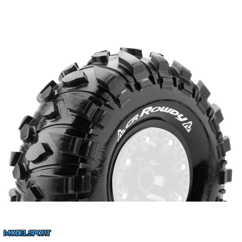 Louise RC - CR-ROWDY - 1-10 Crawler Tires - Super Soft - for 2.2 Wheels - L-T3238VI