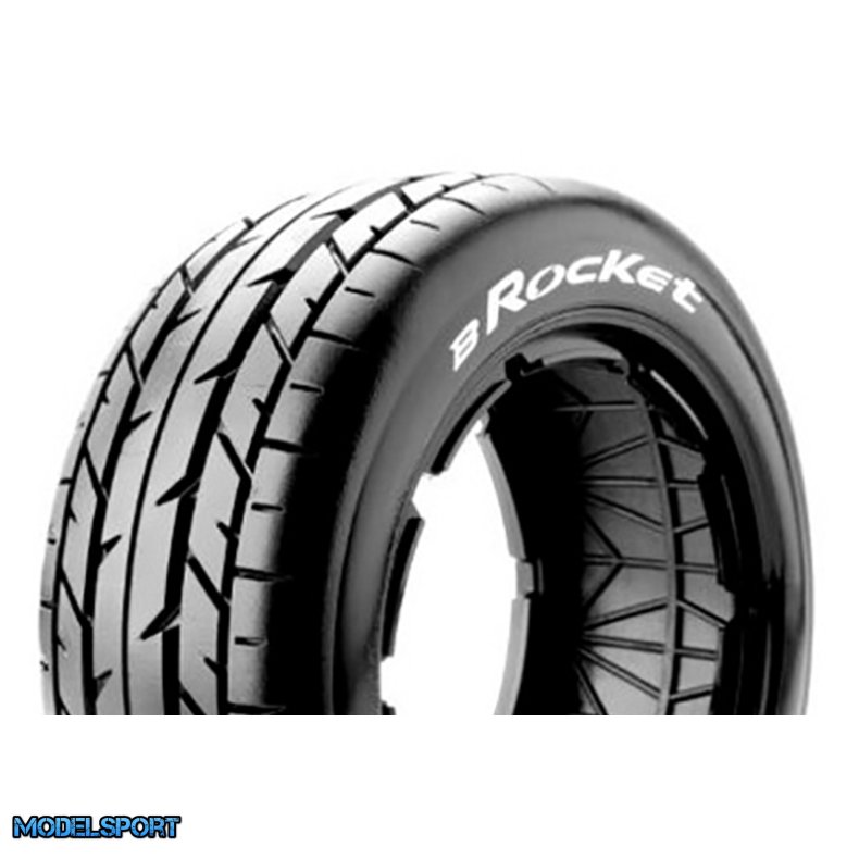Louise RC - B-ROCKET - 1-5 Buggy Tire Set - Sport - Front - L-T3266I