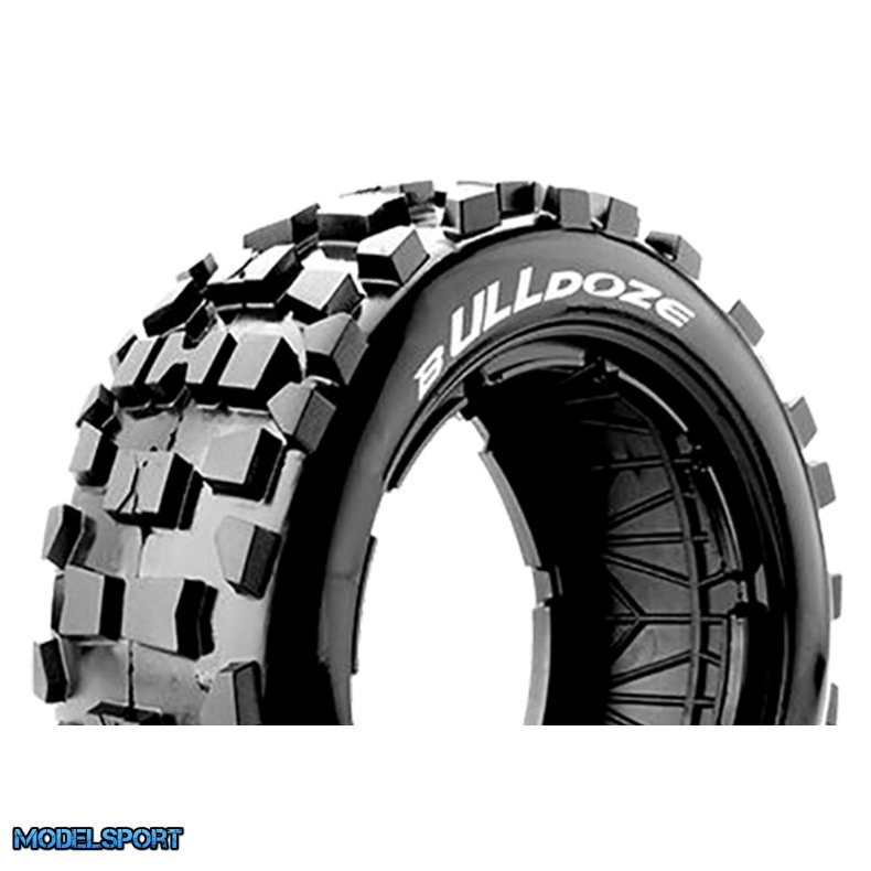 Louise RC - B-ULLDOZE - 1-5 Buggy Tire Set - Sport- Front - L-T3268I
